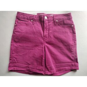 Seven7‎ Jeans Magenta Haze Weekend Shorts Rolled Cuff Women Size 6